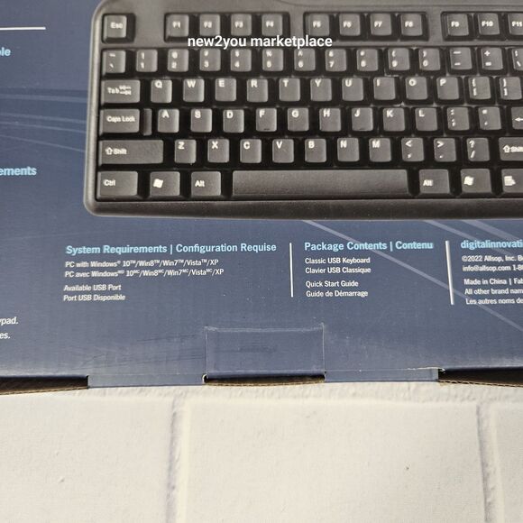 USB Keyboard BRAND NEW! SEALED! Digital Innovations 4250500 - Picture 6 of 6